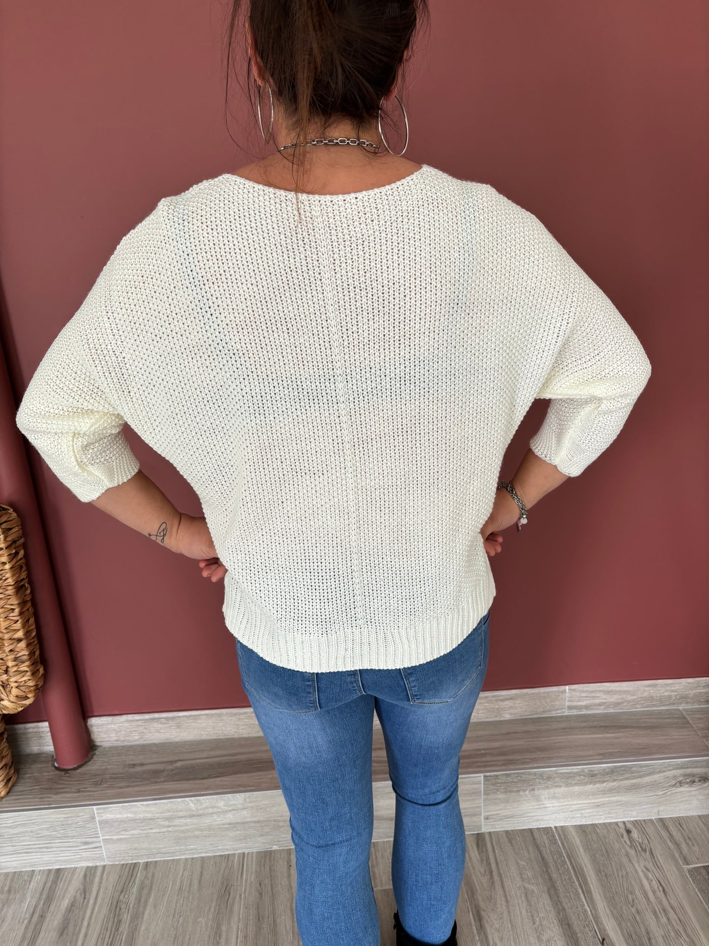 Pull blanc