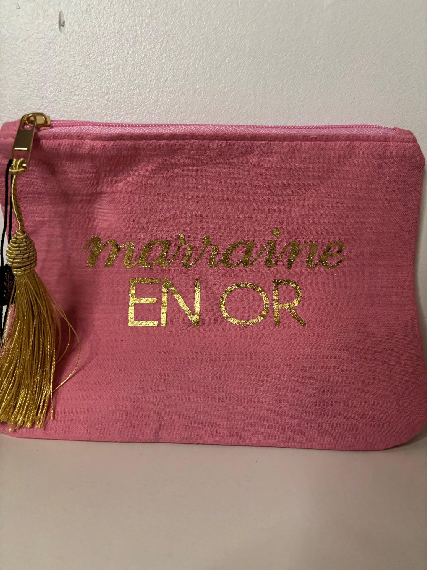 Trousse « marraine en or »