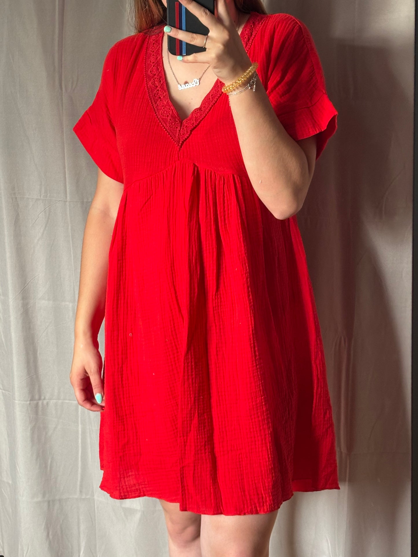 robe gaz de coton