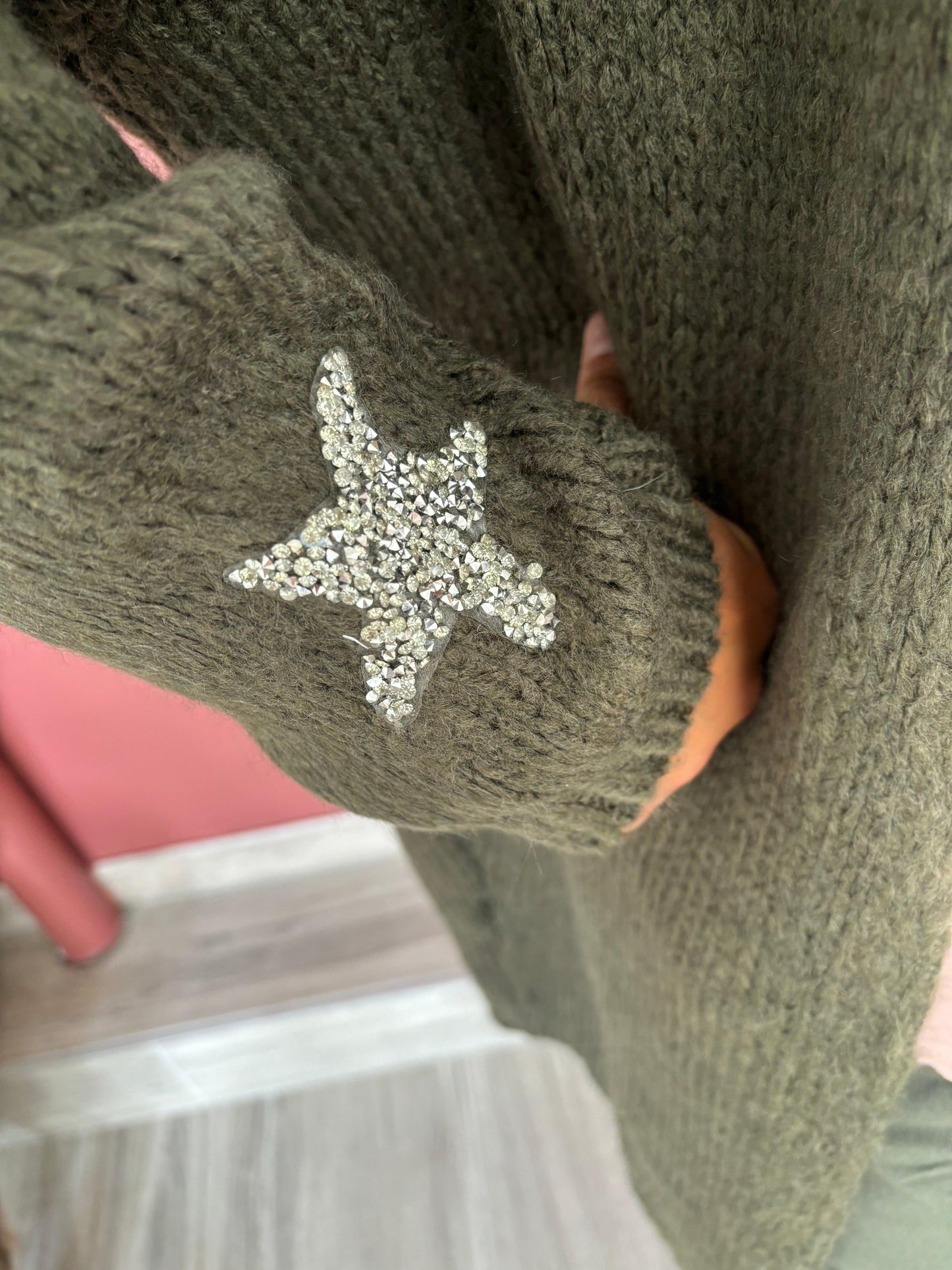 Gilet étoile kaki