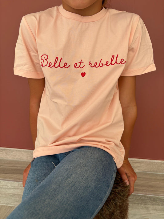 Teeshirt « belle et rebelle » - Seizecollection