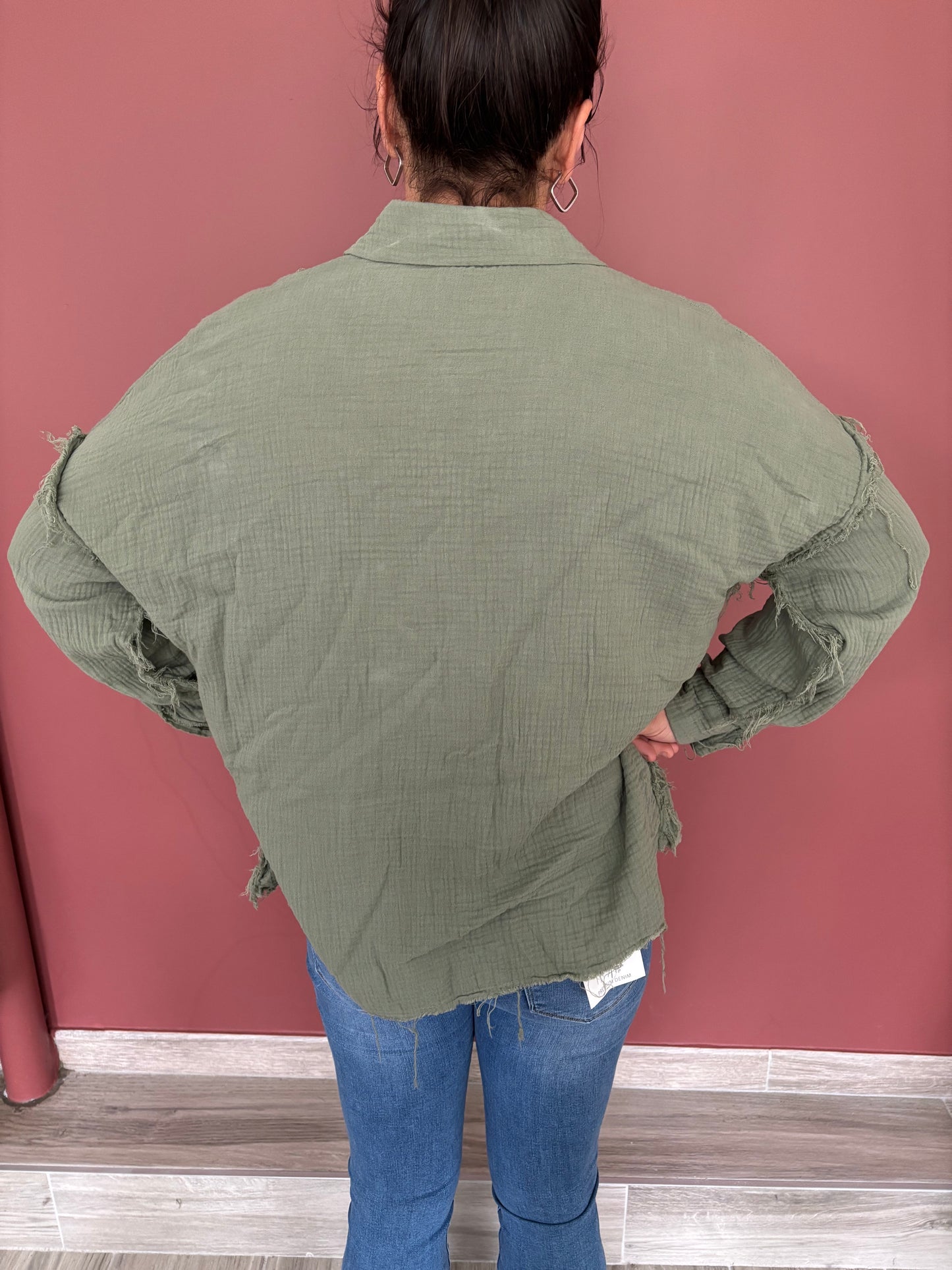 chemise kaki
