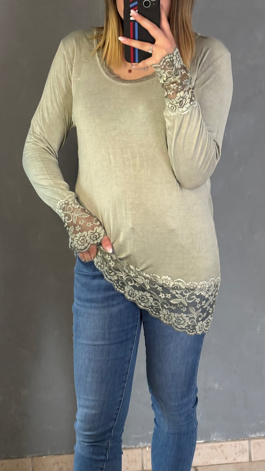 Sous pull dentelle